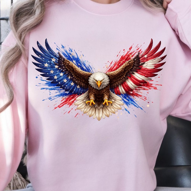 Patriotic American Eagle 4th Of July Independence Day Shirt 3