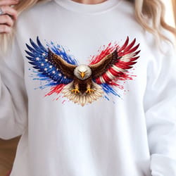 patriotic american eagle 4th of july independence day shirt
