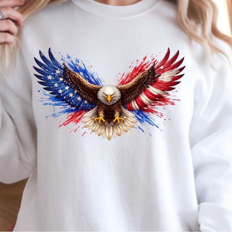 Patriotic American Eagle 4th Of July Independence Day Shirt 0
