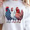 Patriotic USA Chicken 4th Of July Funny Independence Day Shirt 4