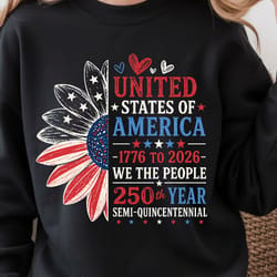 usa flag sunflower 4th of july patriotic independence day shirt