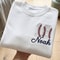 Personalized Baseball Pocket Embroidered Shirt Custom Name Number Baseball Tee Baseball Mom Game Da