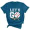 Custom Lets Go Baseball Team Shirt Personalized Game Day Fan Tee Custom Sports Supporter TShirt 2