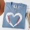 Baseball Distressed Heart Shirt Womens Game Day Baseball Tee Baseball Mama Shirt 0