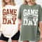 Baseball Game Day Shirt Vintage Softball Mom Tee Fall Sports Shirt For Women 1