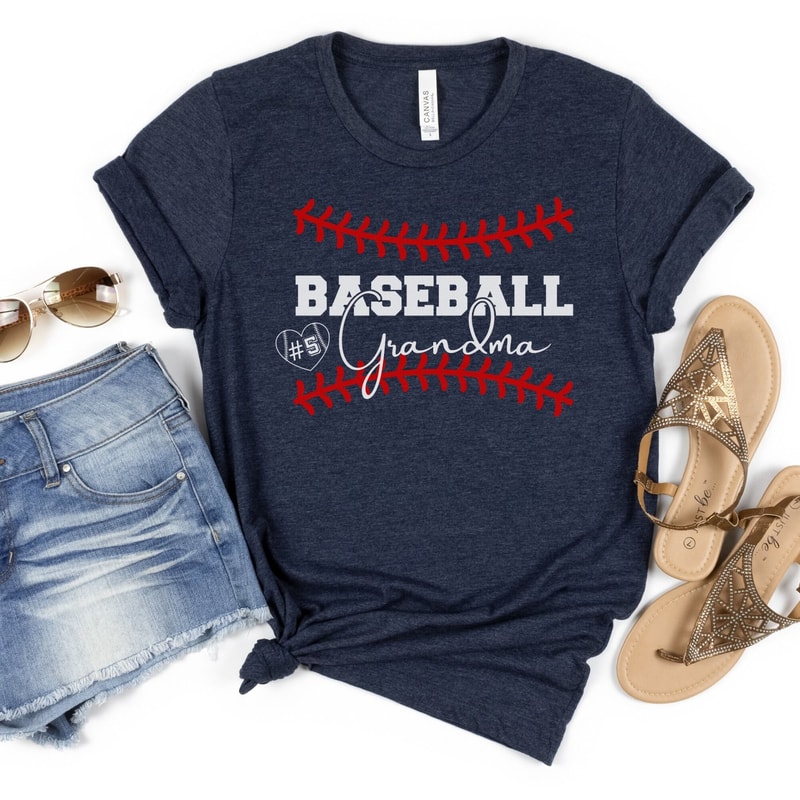 Custom Baseball Grandma Shirt Personalized Game Day Gift For Proud Grandmas 2
