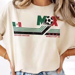 mexico soccer world vintage shirt – retro football fan graphic tee