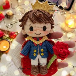 Handsome Prince Crochet Pattern | Amigurumi Toy Pattern