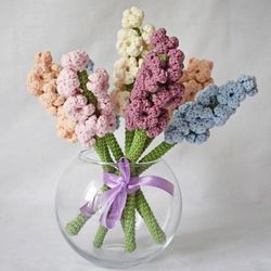 Create Your Own Stunning Hyacinth Flowers Bouquet with Our Crochet Pattern