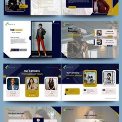 Business Brochure Template, High quality Corporate  brochure, Business catalogue template,