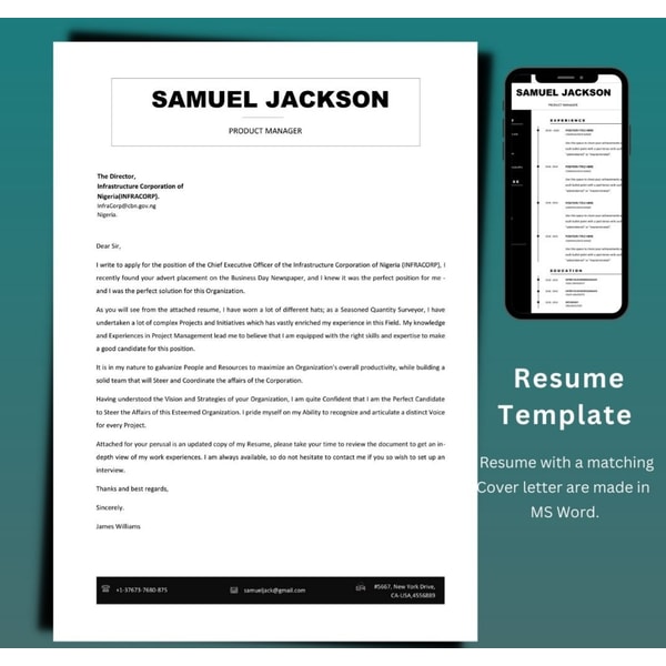 Create eye-catching resume and matching cover letter in less | Inspire ...