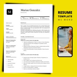 ATS resume template design, ATS format resume, word resume cv, cover letter template, download resume template