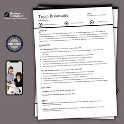 Microsoft word and Mac pages editable resume and cover letter template, upgrade your resume now,  get landed