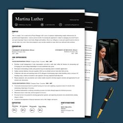 Update with smart pro resume template, download instantly, editable in word, top rated resume template in word