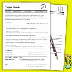 Nursing resume template, RN resume sample, Registered Nurse resume template, clinical nurse resume, nursing cover letter