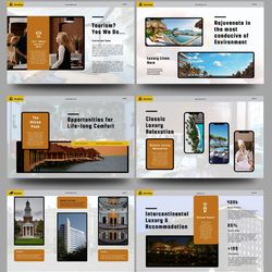 Boost your Corporate Identity with unique Brochure Template, Canva Brochure, 12page Business branding template, Free