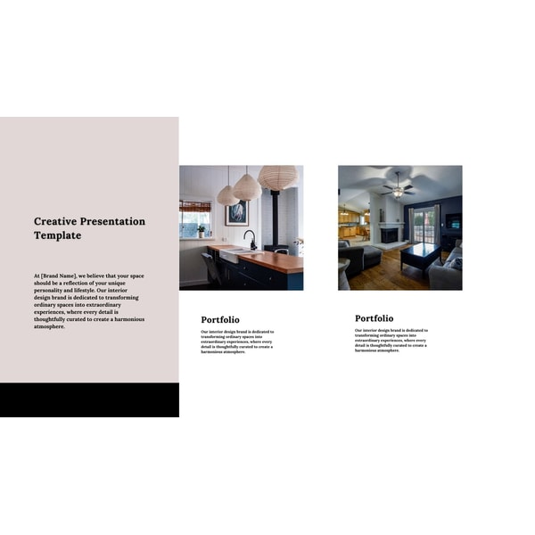 Interior Design Business project template, canva editable te | Inspire ...