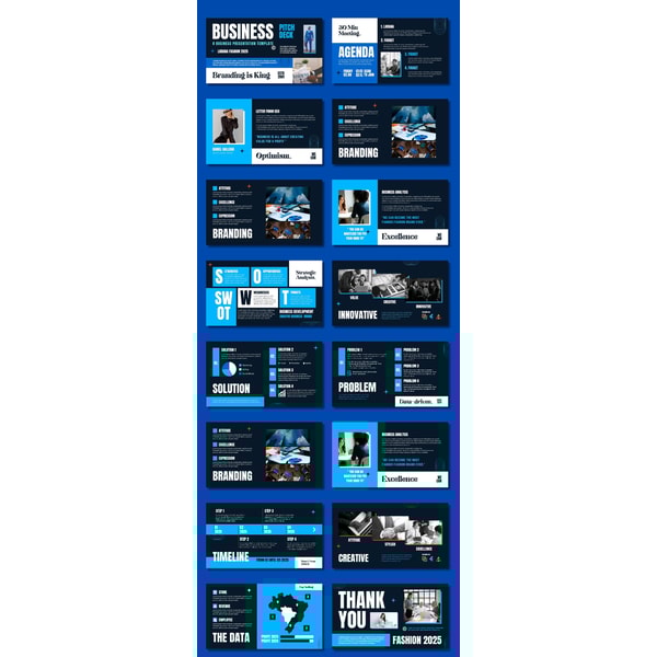 Elevate Your Brand Marketing With Style Quickedit Business Branding Portfolio Agency Branding Templ 0