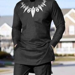 men clothing, 2pics men sets, different sizes and colors, men wesrs, handmade wears. shirt and pants