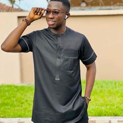 blend african men clothing, 2pics men sets, cotton fabric, different sizes and colors, men wesrs, wedding suit