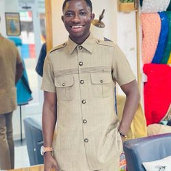 carton colour african men clothing, 2pics men sets, cotton fabric, different sizes and colors, men wesrs, wedding suit