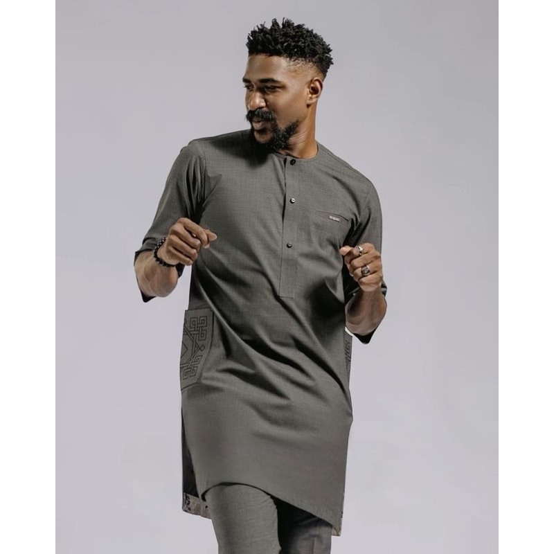 Williams African Men Clothing 2pics Men Sets Cotton Fabric Different Sizes And Colors Men Wesrs Wedding Suit 0