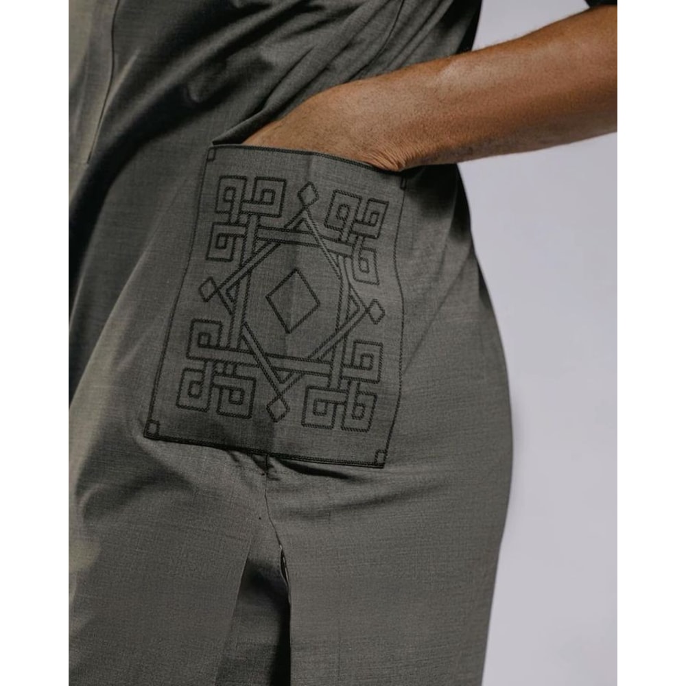 Williams African Men Clothing 2pics Men Sets Cotton Fabric Different Sizes And Colors Men Wesrs Wedding Suit 1