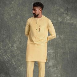 king african men clothing, 2pics men sets, cotton fabric, different sizes and colors, men wesrs, wedding suit