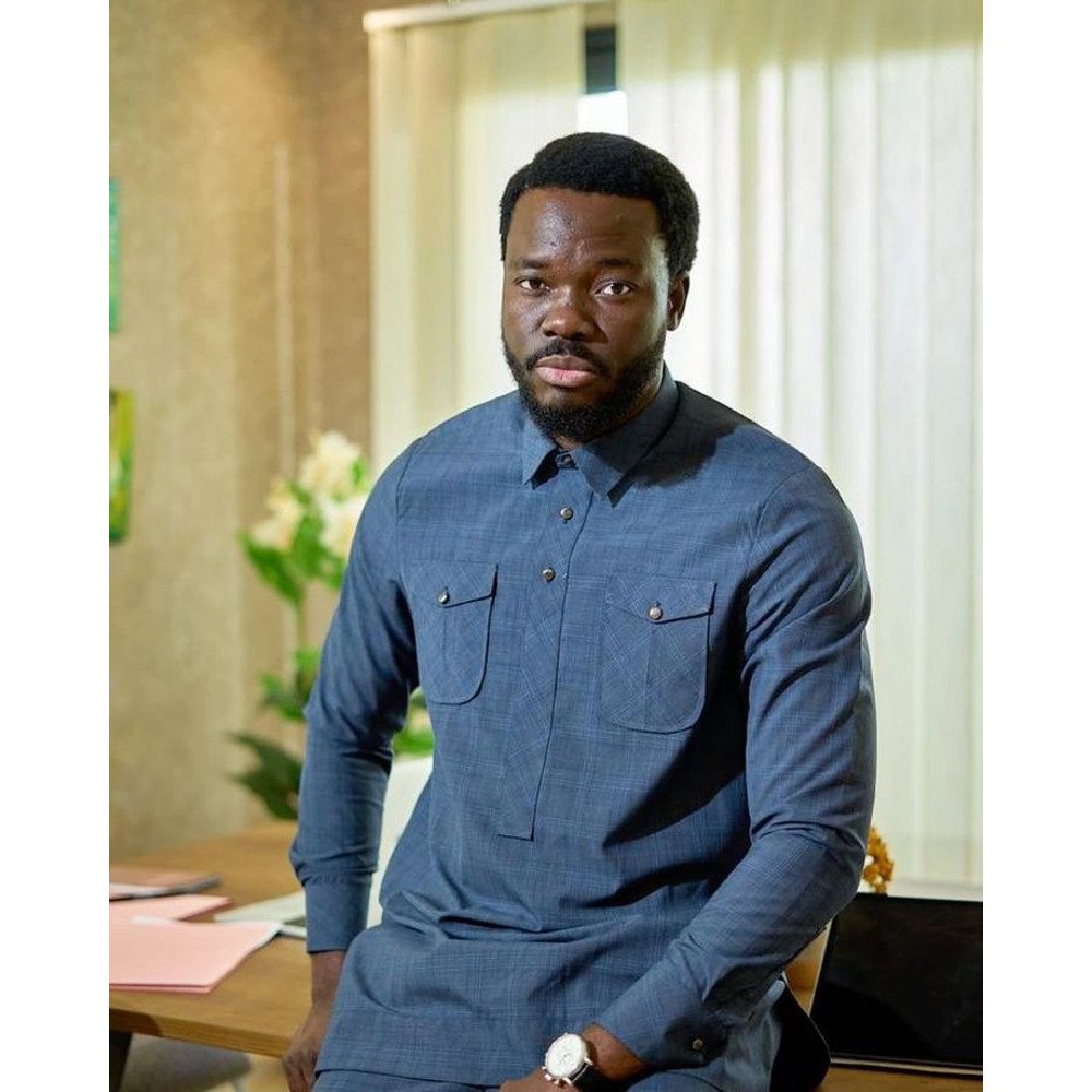 Mayo African Men Clothing 2pics Men Sets Cotton Fabric Different Sizes And Colors Men Wesrs Wedding Suit 1