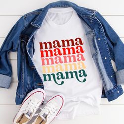 mama vintage colors tee
