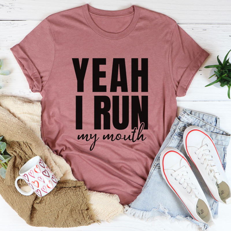 Yeah I Run Tee ..jpg