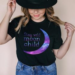 stay wild moon child tee