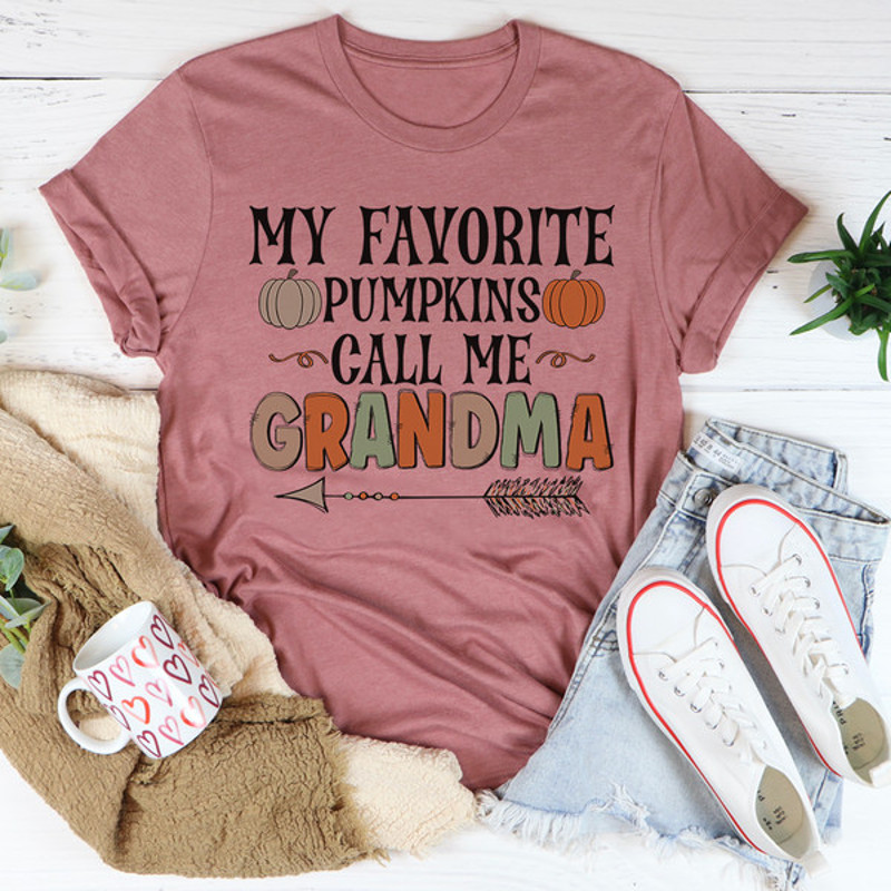 My Favorite Pumpkins Call Me Grandma Tee..jpg