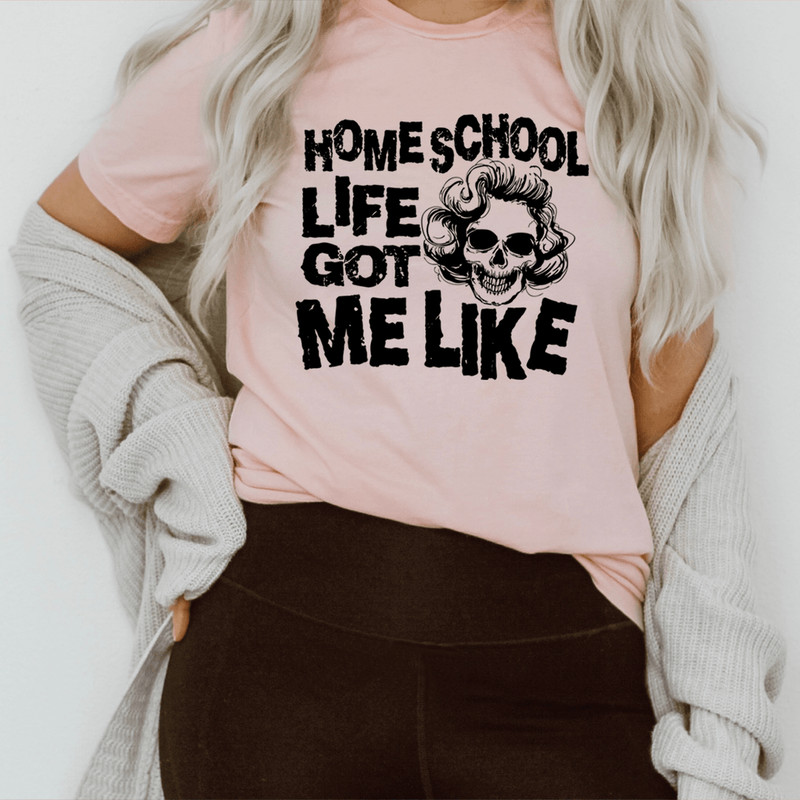Homeschool Life Got Me Like Tee 0