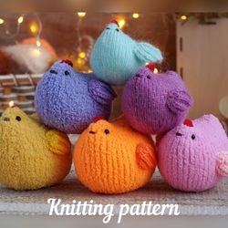 Knitting pattern chicken