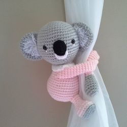 Koala curtain tieback Crochet Pattern