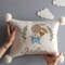 Bunny Pillow Case Custom Name Punch Needle Baby Pillows Baby Shower Gift 1
