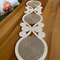 Hand Woven Jute Asymmetric Table Runner  Crochet Straw Coffee Table Cloth Rustic Bohemian Style Din 2