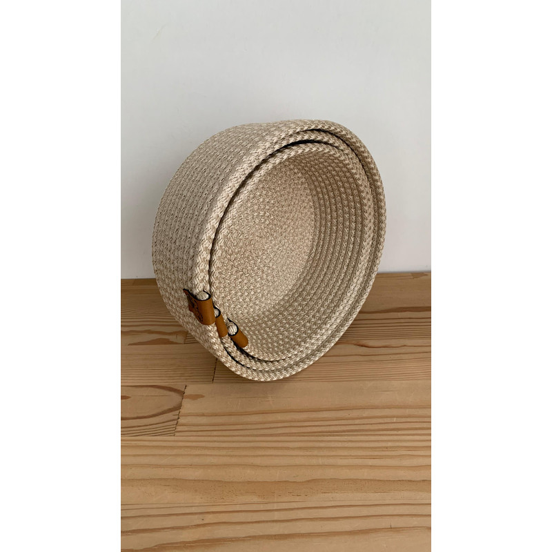 Set Of 3 Round Rope Bowls Cotton Rope Storage Baskets Organizers Multipurpose Braided Storage Bas 6