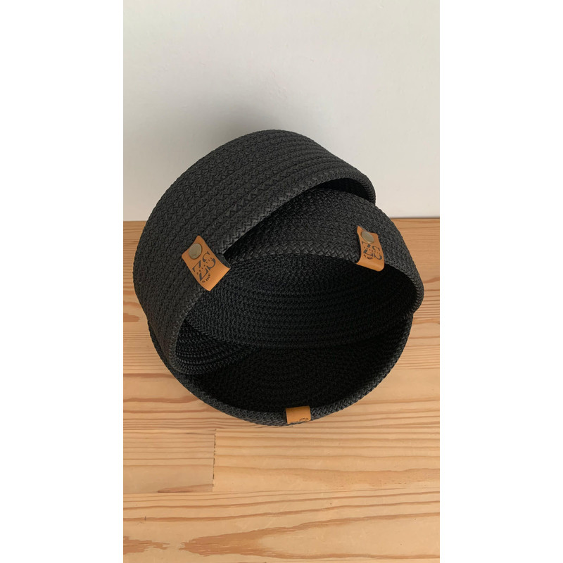 Set Of 3 Round Rope Bowls Cotton Rope Storage Baskets Organizers Multipurpose Braided Storage Bas 15