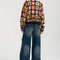 Upcyled Denim Jacket With Crochet Granny Detail Boho Denim 2
