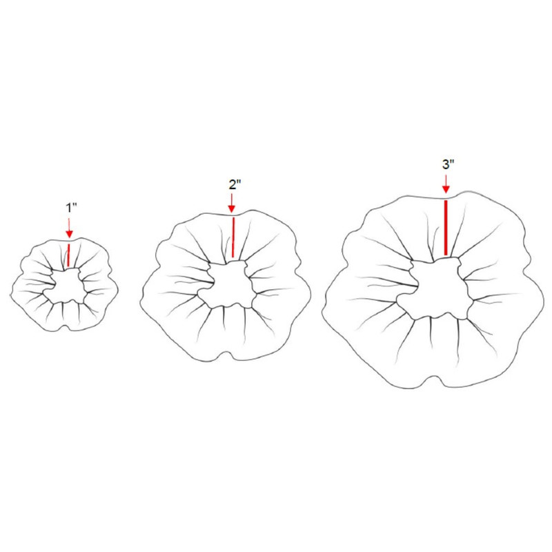 Scrunchie Sewing Pattern  3 Sizes PDF 2