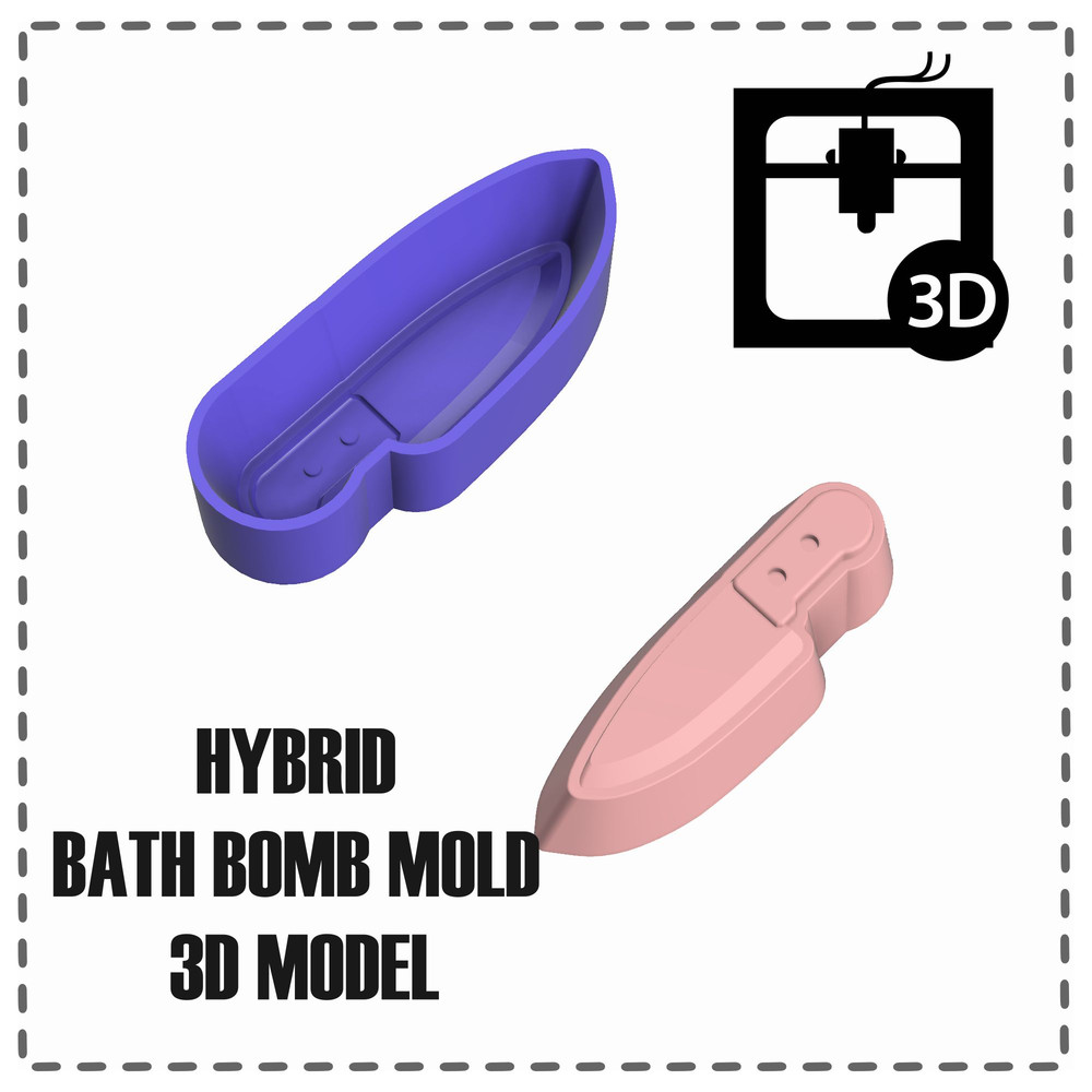 KNIFE BATH BOMB MOLD STL File 0
