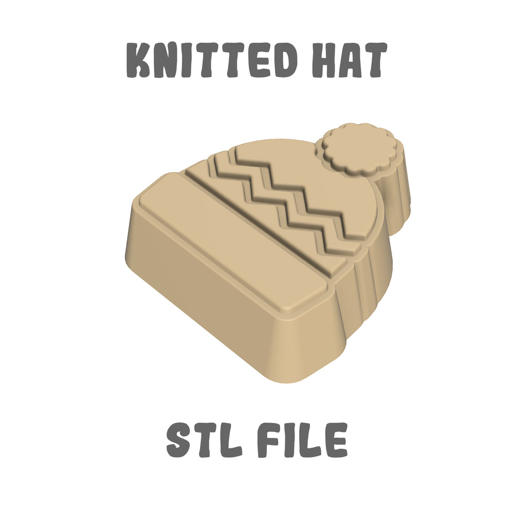 Knit Hat STL FILE 2