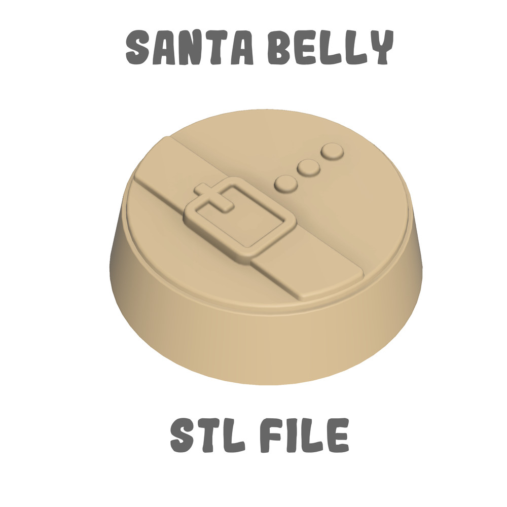 Santa Belly STL FILE 2
