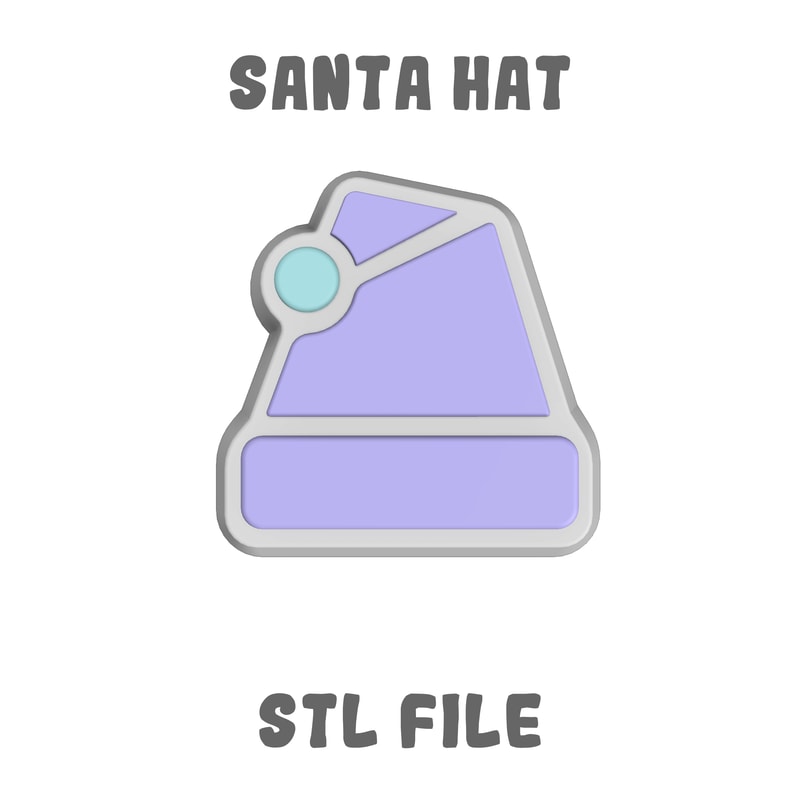 Santas Hat STL FILE 0