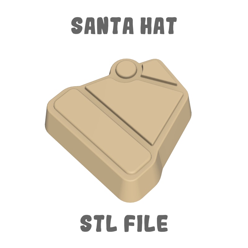 Santas Hat STL FILE 2