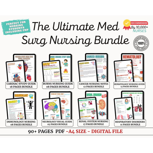 ultimate-nursing-school-notes-nursing-notes-nursing-bundle-inspire-uplift for Free Printable Nursing Study Guides Ultimate Nursing School Notes, Nursing Notes, Nursing Bundle | Inspire Uplift for Free Printable Nursing Study Guides