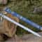 CUSTOM Hand Forged Stainless Steel The LEGEND of ZELDA Full Tang Skyward Link's Master Sword with Scabbard-Costume Armor
