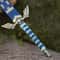 CUSTOM Hand Forged Stainless Steel The LEGEND of ZELDA Full Tang Skyward Link's Master Sword with Scabbard-Costume Armor